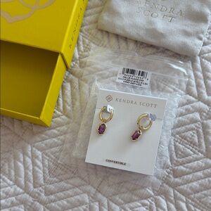 Kendra Scott Gold Hallie Huggies